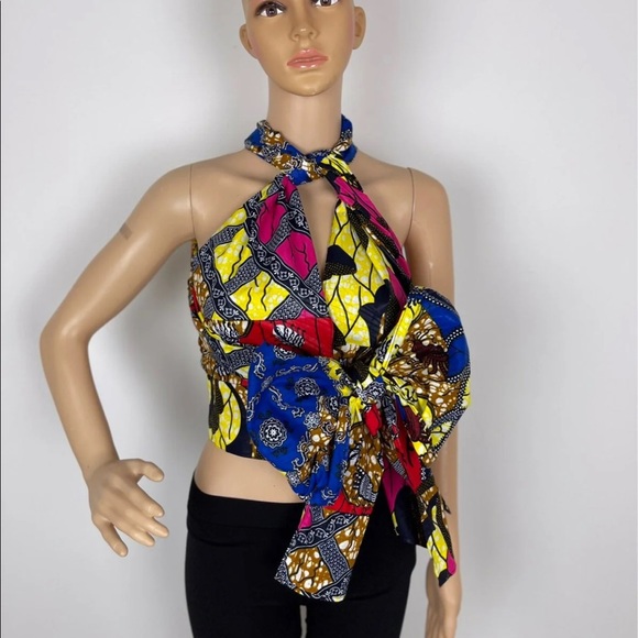African Print Ankara Infinity Top - Picture 9 of 12